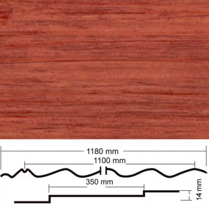 Металлочерепица - Рыжее Дерево 3D