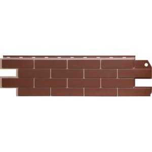 Панель фасадная "Флэмиш" кирпич коричневый со швом
